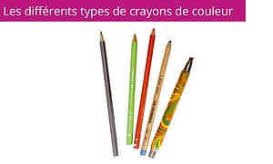 mini crayons de couleur