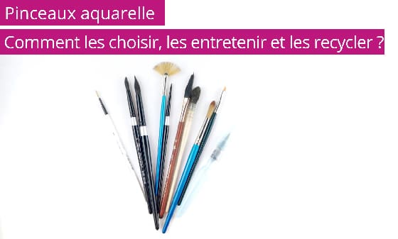 pinceaux aquarelle