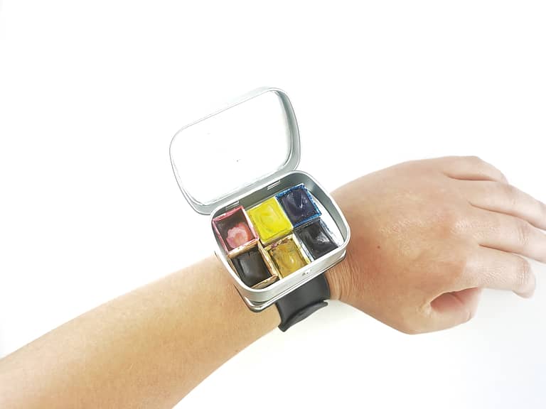 Bracelet palette d'aquarelle